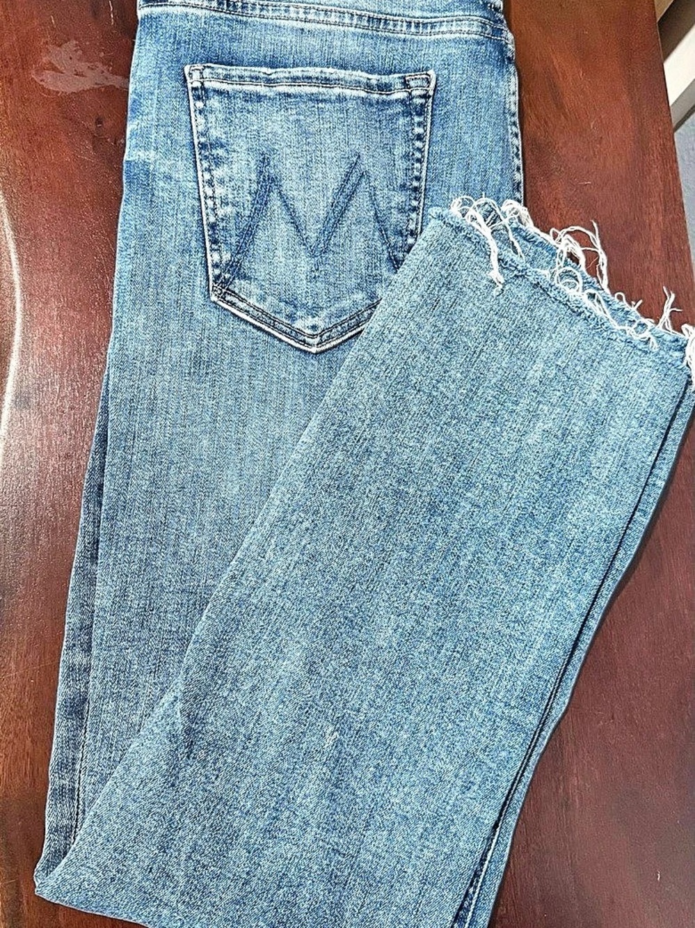 Mother The Rascal Ankle Fray - Bonfire Lighting Size 31